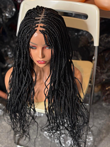 Knotless braids back - braids, part
