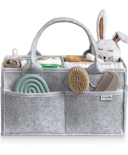Baby nappy caddy organizer - nappy,