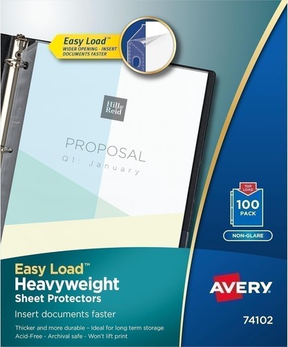 Avery heavyweight non glare - heavyweight, non-glare