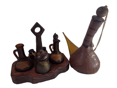 Spanish porrons full set with - spanish,