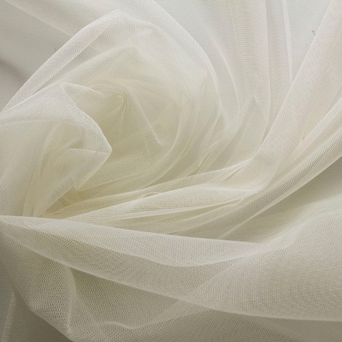 Cream buttermilk soft tulle - cream,