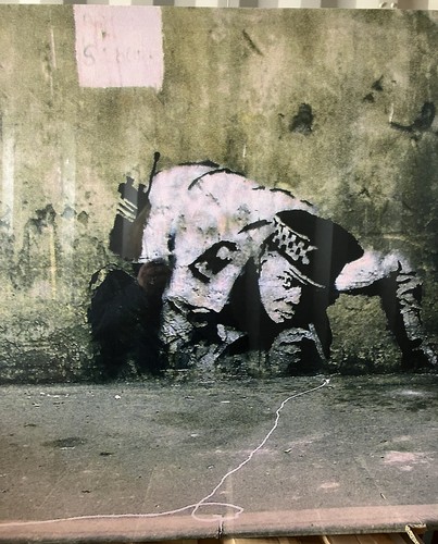 Banksy copper sniffing coke - copper,