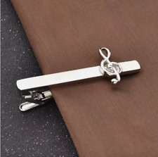 Silver Metal Tie Clip Holder