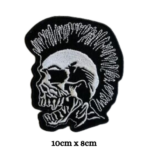 Punk head skull - punk, with
