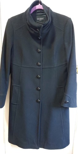 Hobbs london black coat size - coat,