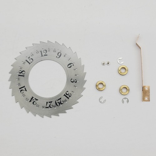 Grandfather clock date wheel - clock,