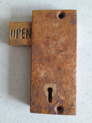 Antique gibbons toilet door - antique,
