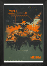 M808 Framed Wall Art Poster