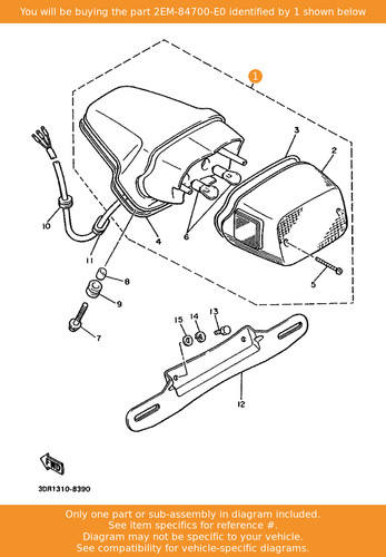 Yamaha taillight assy - yamaha,