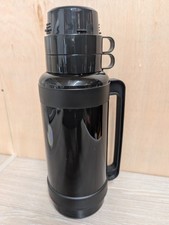 Retro Black Thermos Flask 1.8