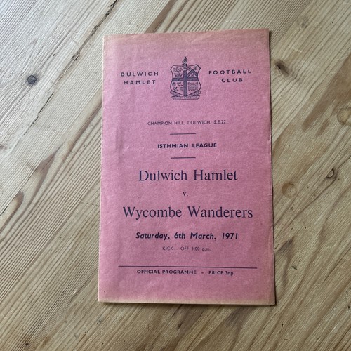 Dulwich hamlet wycombe - hamlet, il