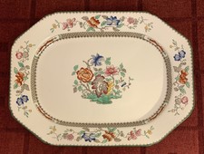 Large Copeland Spode Chinese Rose Platter 43cm x 32cm