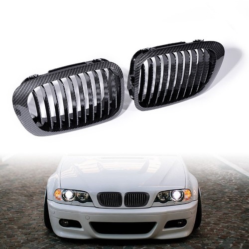 Carbon fiber front kidney - fiber,