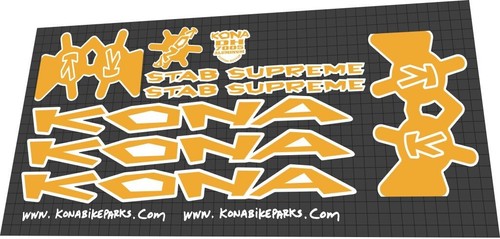 Kona wand supreme - gold, decal