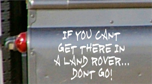 You cant get there a - you,
