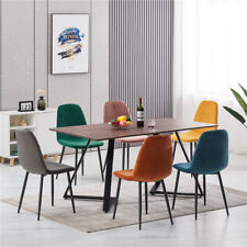 Dining Table and Chairs 4 Set Wooden legs Retro Dining Room Chair Kitchen Home