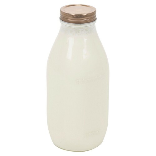 Glass bottle 1000ml clear - bottle,