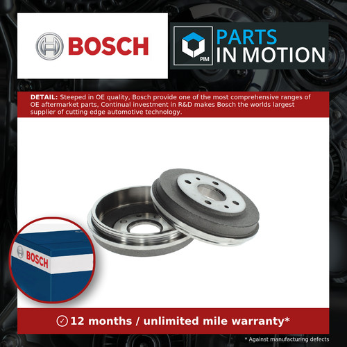 Brake drums fits - (pair),