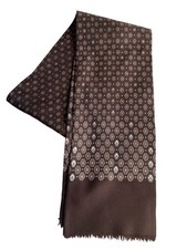 Mens Vintage SCARF Slim Patterned Geometric Long Retro ITALY Necktie 70’s Mod