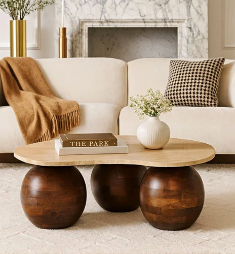 Resh accent coffee table solid - resh,
