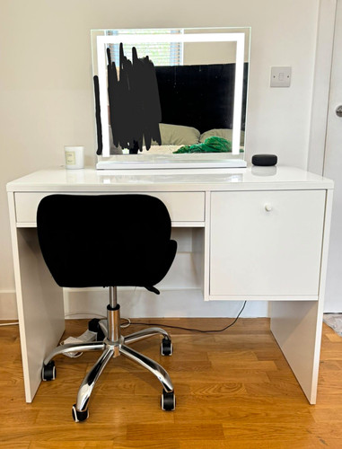 White high gloss - high,