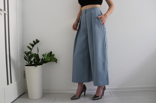 Women roksanda trousers blue - women,