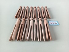 15x Vintage Wooden Dolly Pegs Clothes Washing Line Peg #439