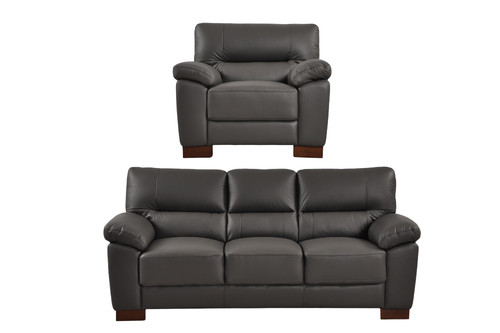 Genuine leather sofa - sofa, set