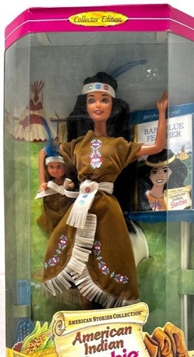 American indian barbie doll - american,