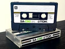 TDK SA-C90 type II high position vintage cassette tape Japan