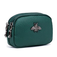 Genuine Leather Green Coin