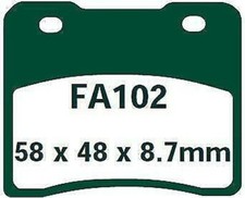 EBC Blackstuff Standard Brake Pads FA102