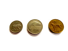 3 Irish decimal coins