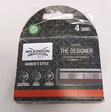 Wilkinson Sword Barbers Style Razor Blades The Designer 4 Pack Cartridges