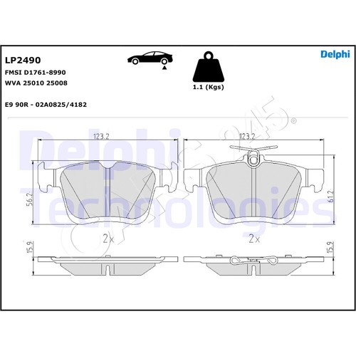 Delphi disc brake - disc,