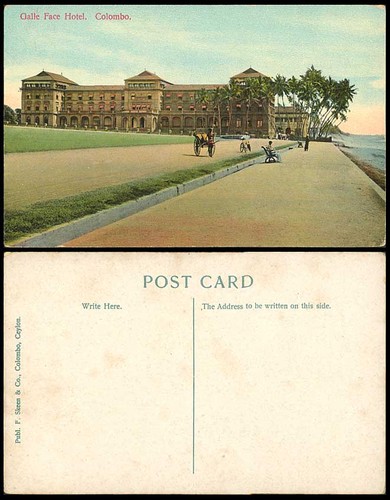 Ceylon old postcard galle face - postcard,