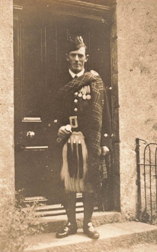 Vintage scottish highlander - scottish,