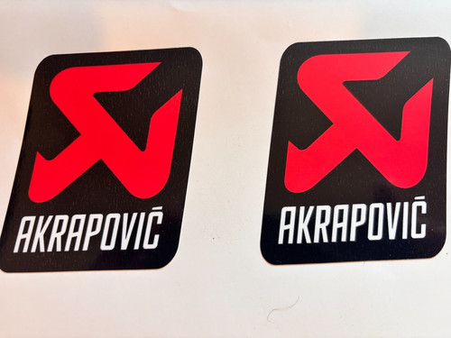 Akrapovic sticker