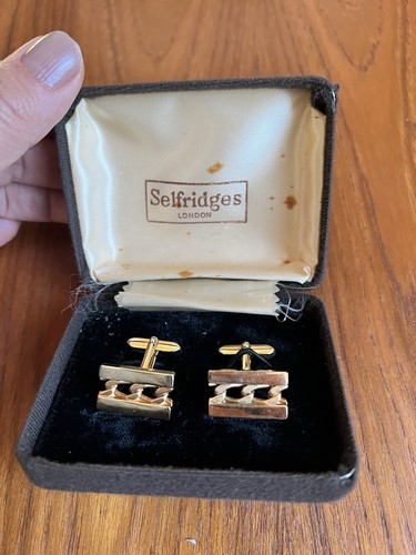 Vintage boxed selfridges gold - boxed,