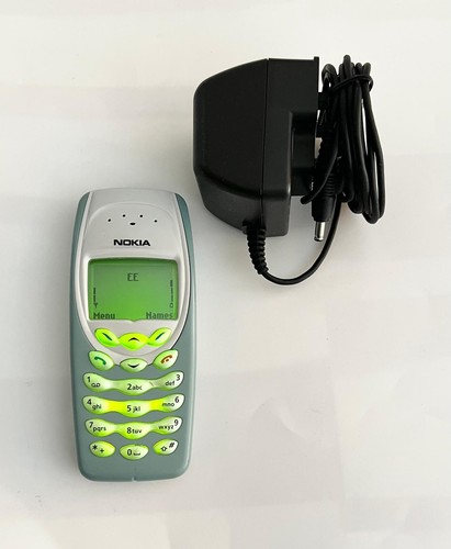 Nokia 3410 blue retro mobile - nokia,