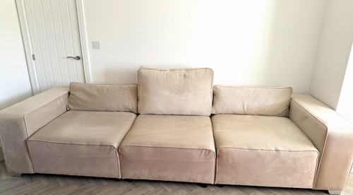 Brooklyn seater sofa beige - brooklyn,