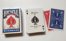 BICYCLE RED & BLUE SVENGALI DECK - Rider Back Long & Short Cards Magic Trick