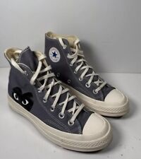 Converse All Star X Play Comme des Garçons Trainers UK4 Grey Chuck Taylor