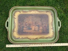 Antique Wooden Butler Serving