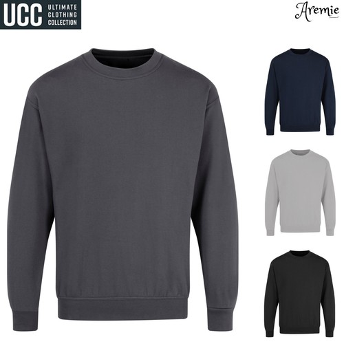 Mens sweatshirt plain crew - mens,