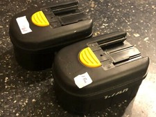 2x USED 14.4v BATTERY CM0315 P POWER PRO PRODUCT CORDLESS SCREWFEEDER CLM144SFD