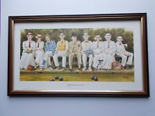 PRINTS BY JEDD LARGE SIZE FRAMED - BOWLS - NINE ENDS DOWN