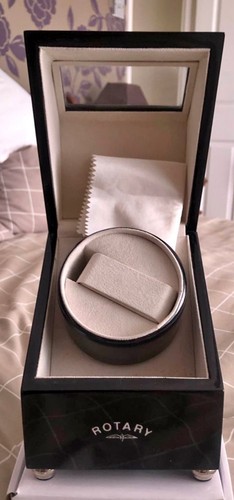 Rotary watch winder box - watch,