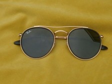 Ray-Ban Bans gold & Tortoise Sunglasses & earlier case Bausch Lomb 51 3647-N VGC