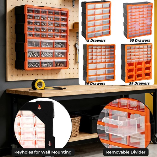 Multi drawers parts organiser - drawers,